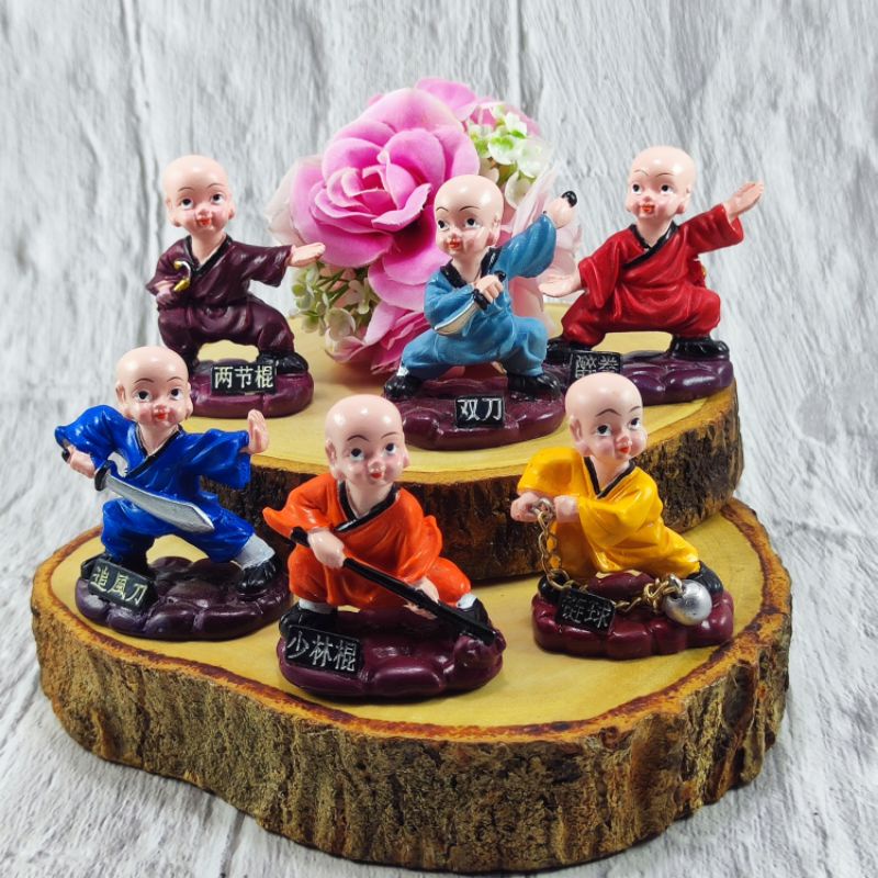 SET PATUNG KUNGFU BOY T6