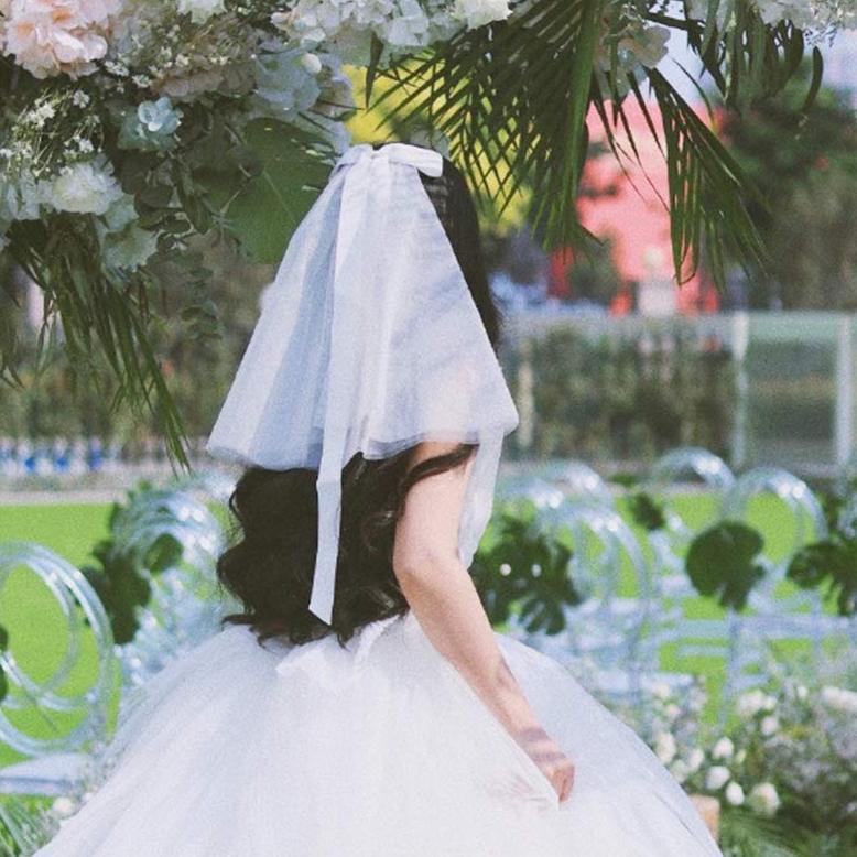 Gratis Ongkir Extra Wedding Veil / Kerudung Pengantin Putih / Perlengkapan Wedding Original