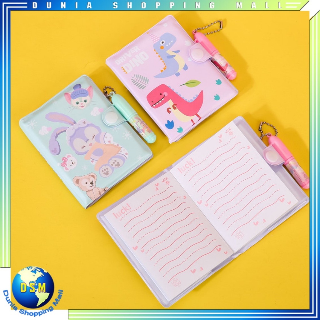 

DSM Set Mini Note Book Notes Unicorn Free Pena Kartun Lucu Kreatif Untuk Anak Anak Buku Catatan Lucu Dengan Pulpen