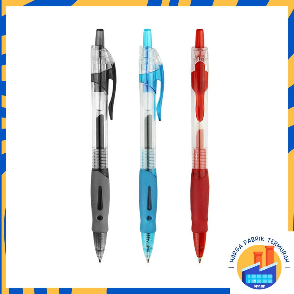 

HPT Pulpen Gel Ink 0.5mm Standar Pulpen Alat Tulis Kantor Sekolah Pena Pen Pencet Tinta Cair
