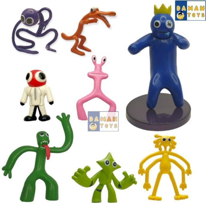 bestseller mainan pajangan rainbow friends yellow roblox miniatur
