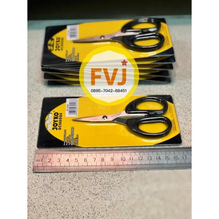 

12 Pcs Gunting Sedang Joyko Sc-828 12 Cm Stainless Steel Harga Grosir