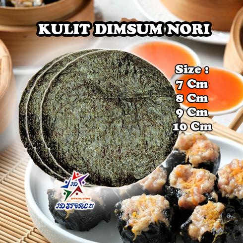 

Ready Kulit dimsum NORI RUMPUT LAUT Siomay Gyoza Pangsit tipis halal lembut anti lengket enak