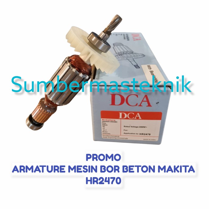 Armature Angker Mesin Bor Makita Hr2470 Armatur Bor Bobok Makita 2470 Original Dan Terpercaya