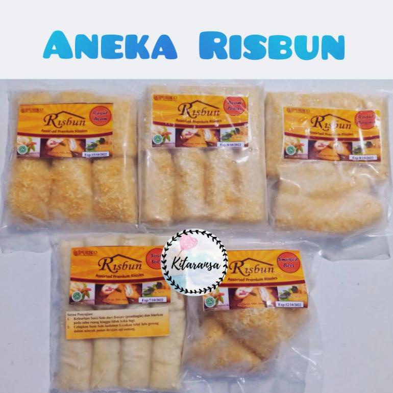 

Ready Risbun/Risol Daging/Risol Roghut/Risol/Risol Risbun/Risol Ayam/Risol Mercon/Risol Smoked beef