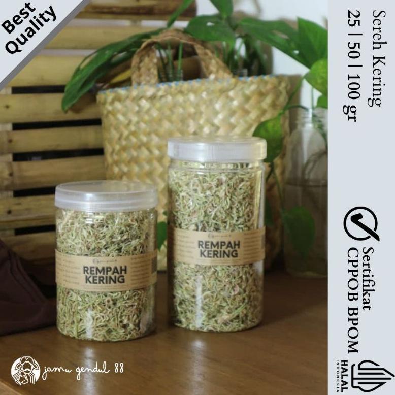 

Ready Sereh Iris Kering | Rempah Kering by Jamu Gendul 88 | Kualitas Premium