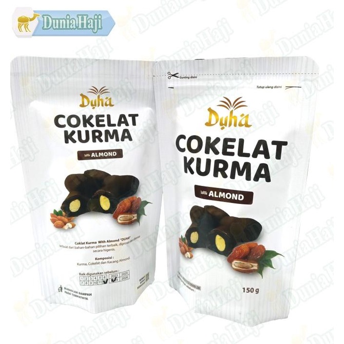 

Cokelat Kurma 150Gr Isi Almond Lapis Coklat Chocolate Dates With Almon