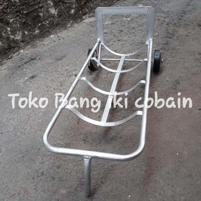 Trolley Galon Air Gerobak Troly Galon Air Troli Gas Alat Angkut Barang