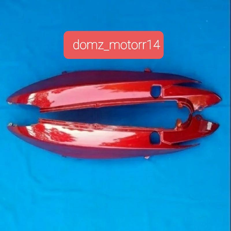 COVER BODY BELAKANG MOTOR HONDA SPACY WARNA MERAH