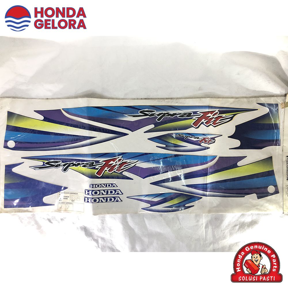 STRIPING SUPRA X 125 L&R - STRIPE BLUE L & R - 871X0KTL880ZC