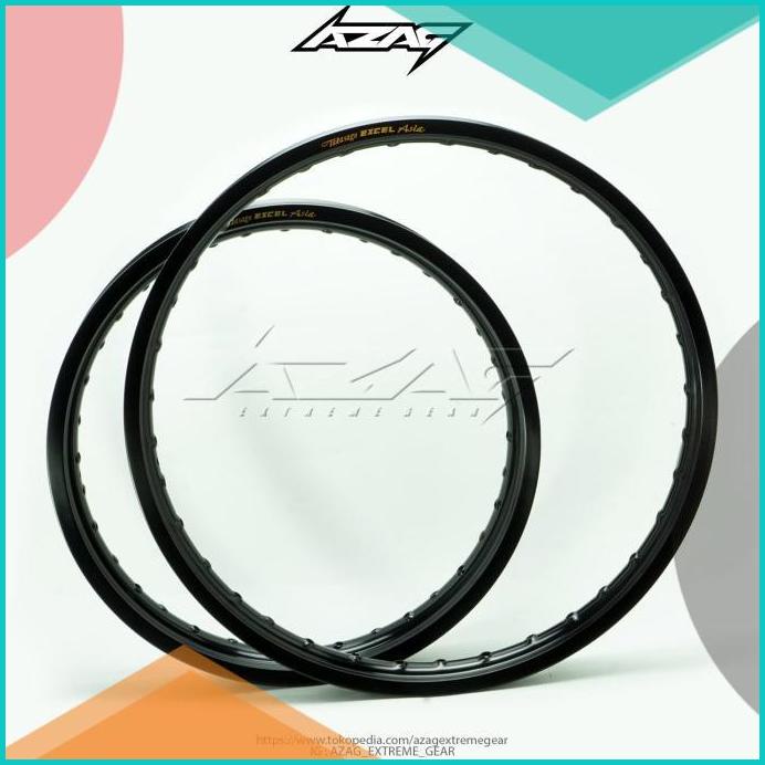 VELG EXCEL TAKASAGO ASIA HITAM RING 21-18 H36 CROSS TRAIL ADVENTURE 16