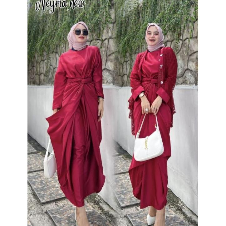 Neyria New Kaftan Ikat Brukat Malika