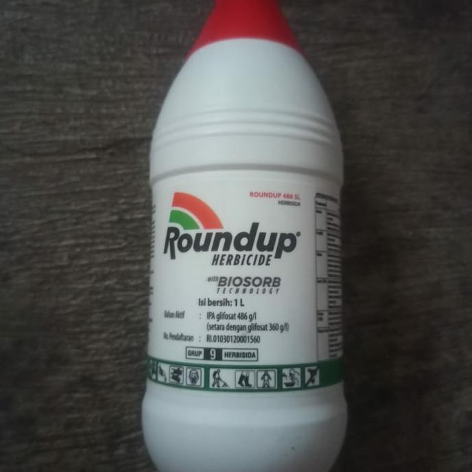 ROUNDUP 486 SL HERBISIDA SISTEMIK RACUN RUMPUT 1 LITER