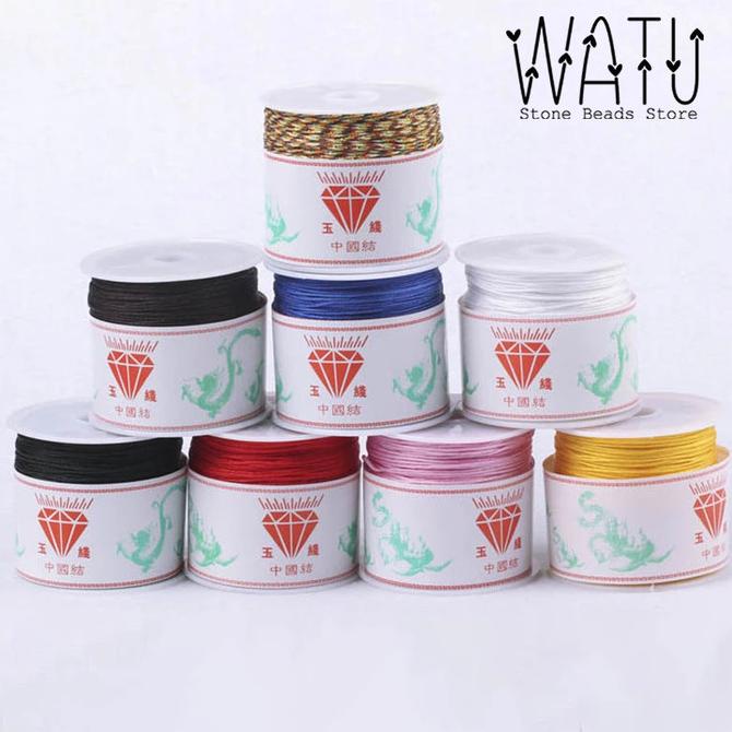 

Tali Giok Cina 40 Meter Tali Cina Benang Shambala Simpul Gelang Kalung