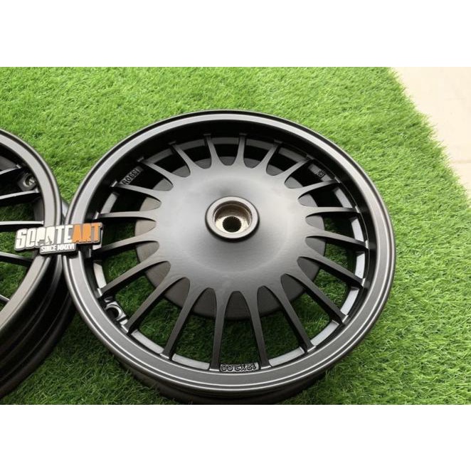 Velg Zeus Original Vrossi Black Mettalic Ring 12 Untuk Vespa Matic