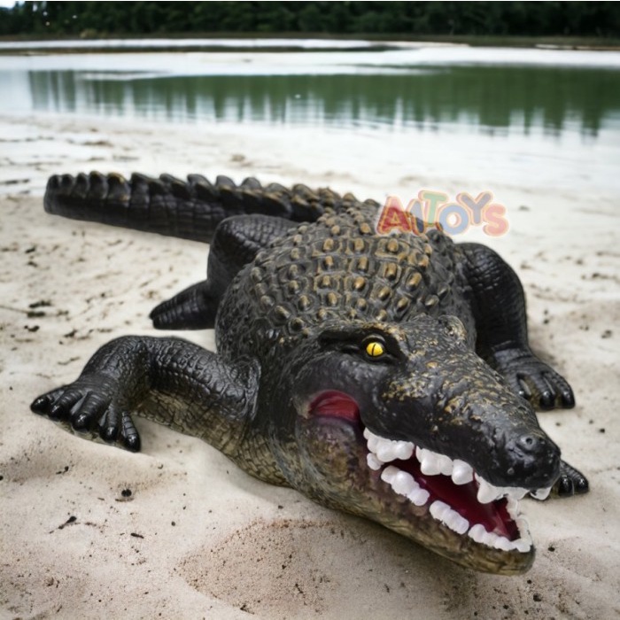 MAINAN MINIATUR BUAYA CROCODILE 56 CM JUMBO