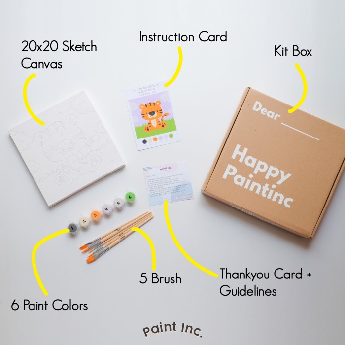 

PAINT BY NUMBERS KIT: ANIMAL SERIES 1-8 PAINT INC. ID PAINTING KIT ORIGINAL TERBARU