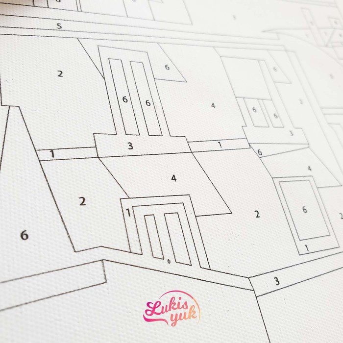 

PAINT BY NUMBERS KIT - FLATS - PAINTING KIT - BY LUKISYUK ORIGINAL TERBARU