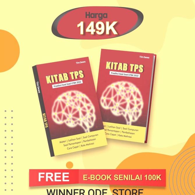 BUKU KITAB TPS UTBK 2022/ORIGINAL TIM DEWA- BEST SELLER- HARGA MIRING