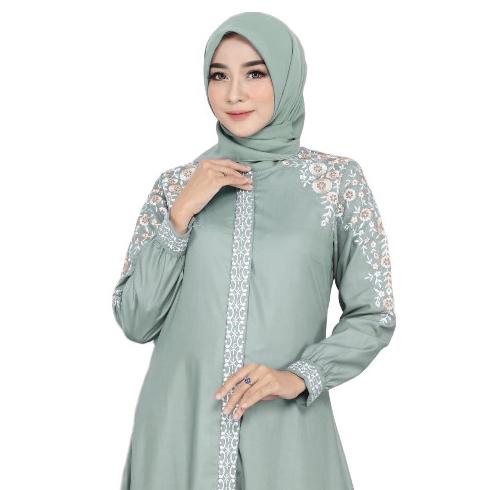Gamis bordir wanita dewasa renata terbaru / toyobo