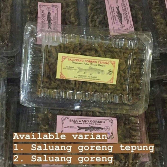 

`````````] Saluang goreng khas banjar