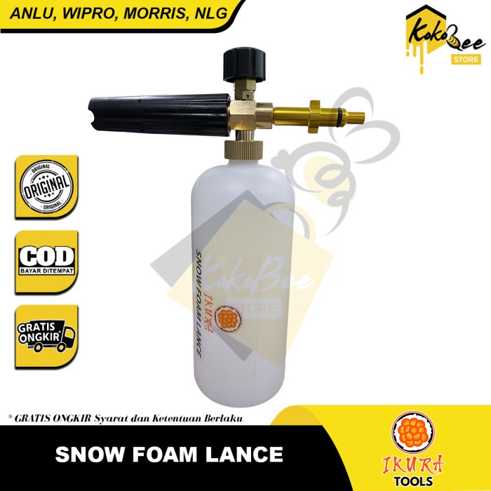 Tabung Salju Mesin Cuci Mobil Motor / Foam Lance Snow Jet Cleaner