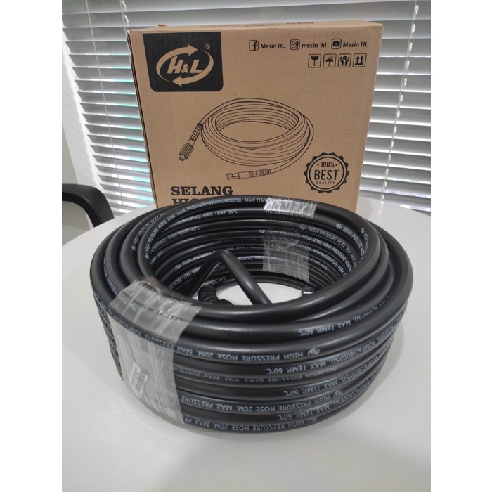 H&L Selang Jet Cleaner 20M - Selang High Pressure- Selang Steam