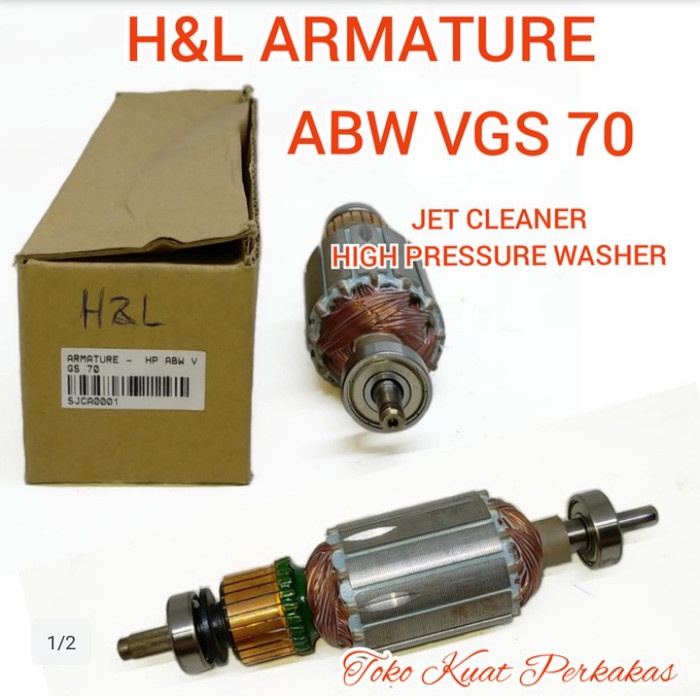 H & L ARMATURE JET CLEANER ABW VGS 70 ANGKER MESIN CUCI MOBIL