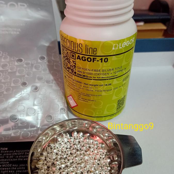 ~~~] Perak Murni 99.99% Granule Grosir Legor