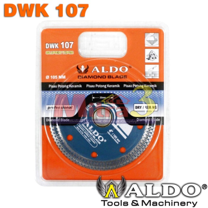 populer] Diamond Wheel ALDO DWK 107 Super Tipis / Mata Gerinda Potong Keramik