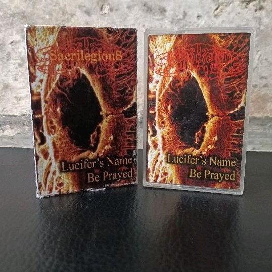 kaset pita Sacrilegious - Name Be Prayed VGC+ kaset metal Black