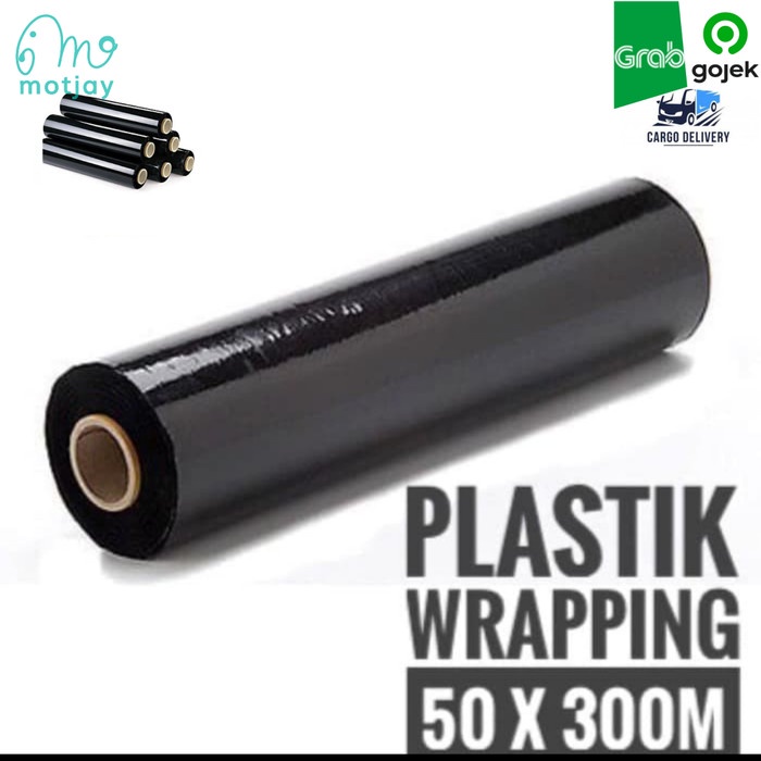 

Plastik Wrap Hitam 50cm x 300m