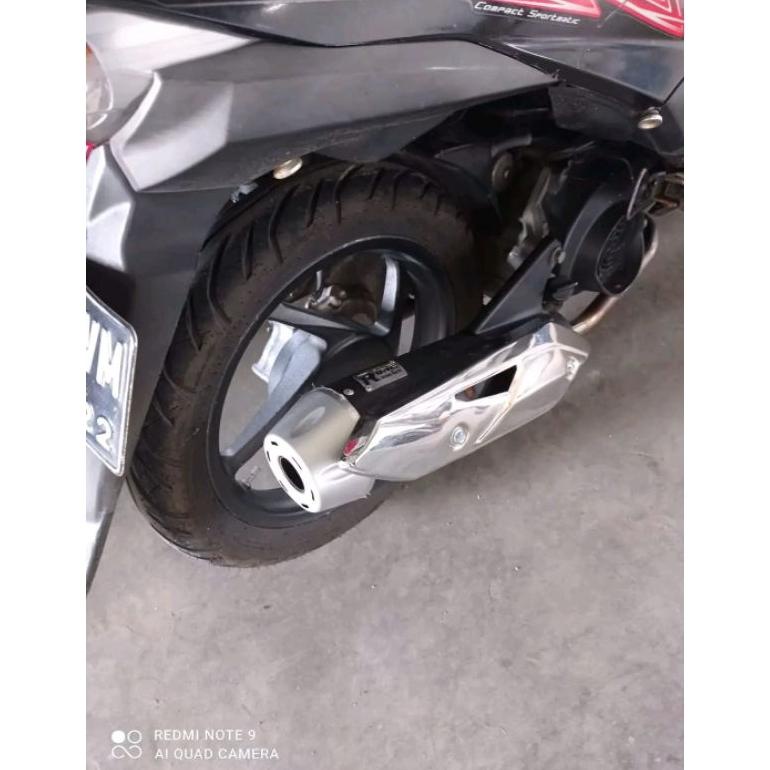Big Sale Cover Tutup Knalpot Honda Beat Chrome Bahan Besi Anti Pecah ( Stainless ) Tutup Knalpot Bea