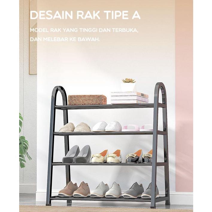 Heino Rak Sepatu Sandal Rak Sepatu Portable 4 Susun 5 Susun Nimalis Bahan Plastik Shoe Ra Homes Rak 