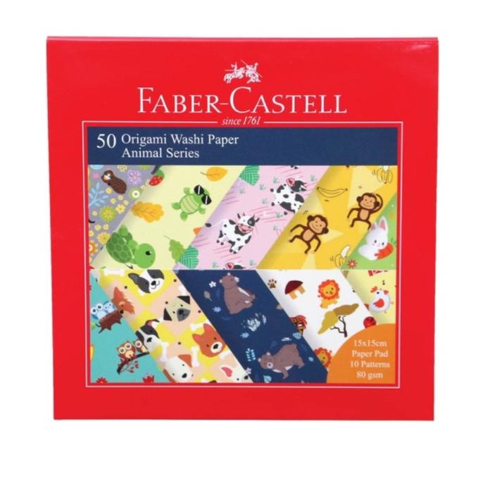 

Faber Castell 50 Origami Washi Paper Animal Series 15X15Cm