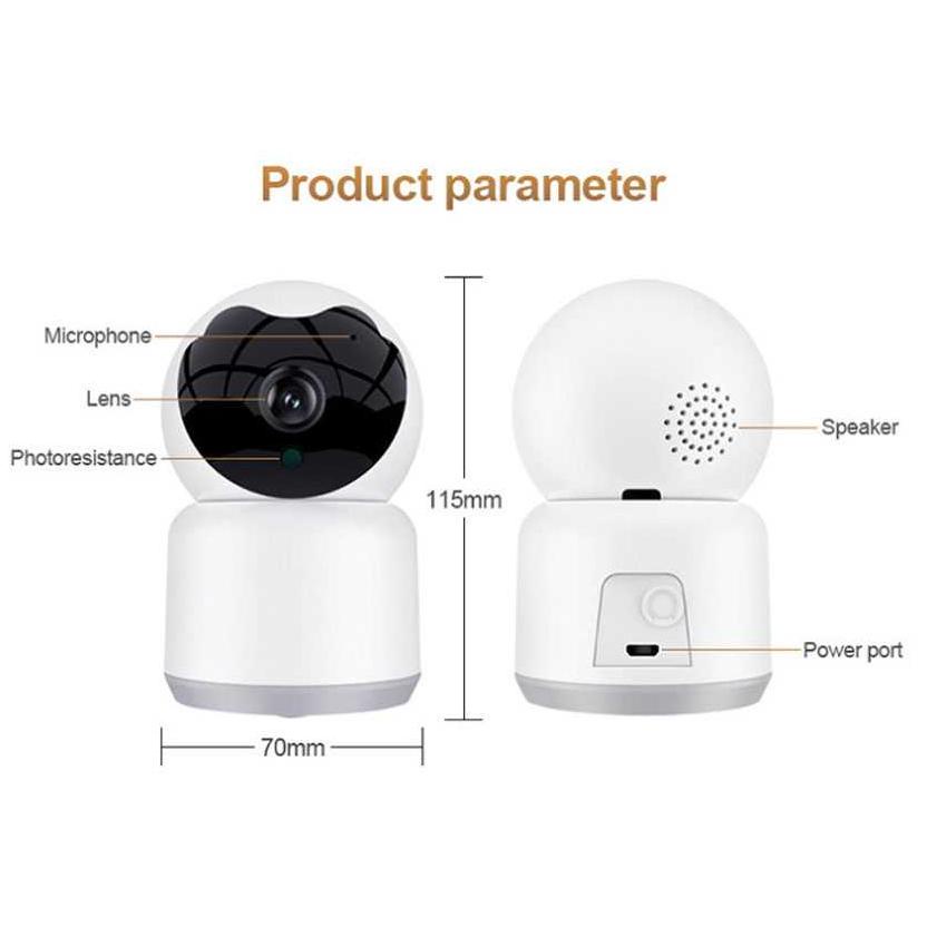 T01 Tuya IP Cam Smart CCTV Camera HD Pan Tilt WIFI Baby Monitor Kamera