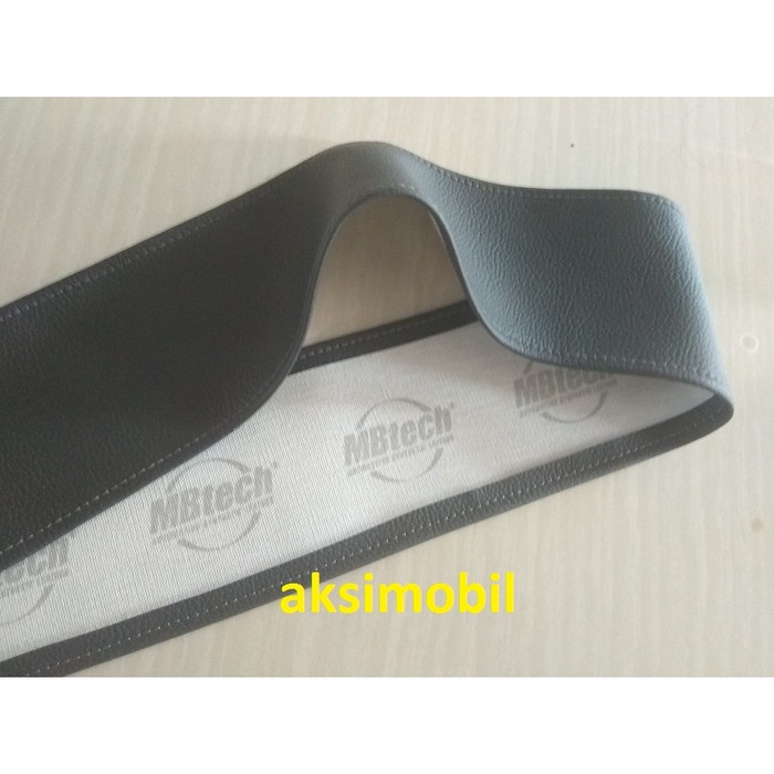 Setir/Cover Stir Mobil Sarung Stir M. Jahit Abu2/Grey Tua Mbtech 38Cm