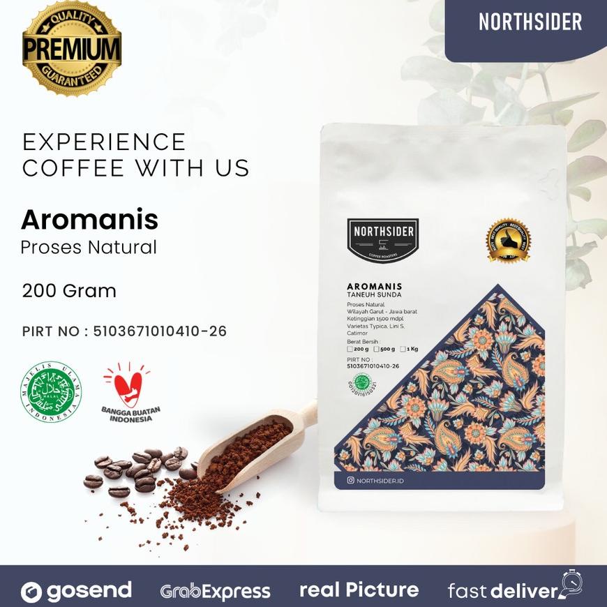 

Northsider Kopi arabika Aromanis Natural coffee 200g