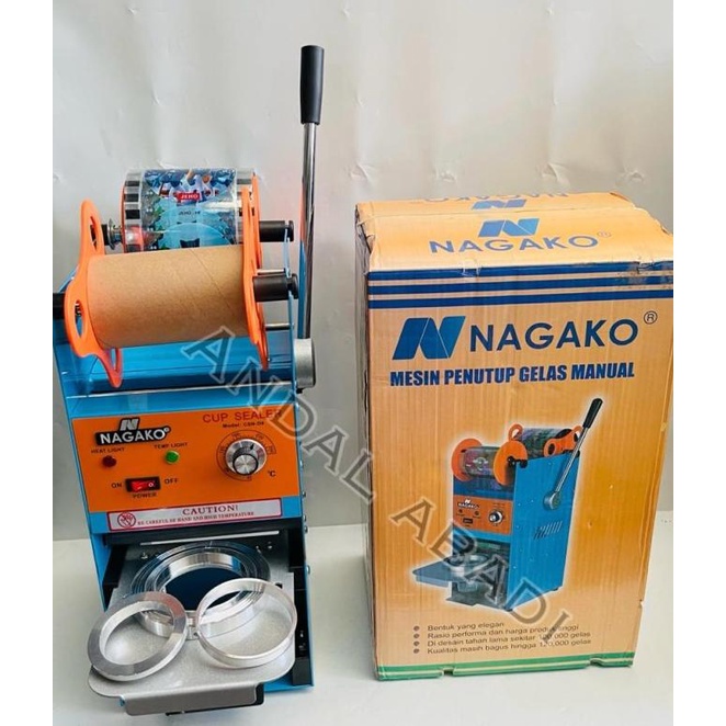 Cup Sealer Nagako / Mesin Press Gelas Plastik / Penyegel Gelas Aqua