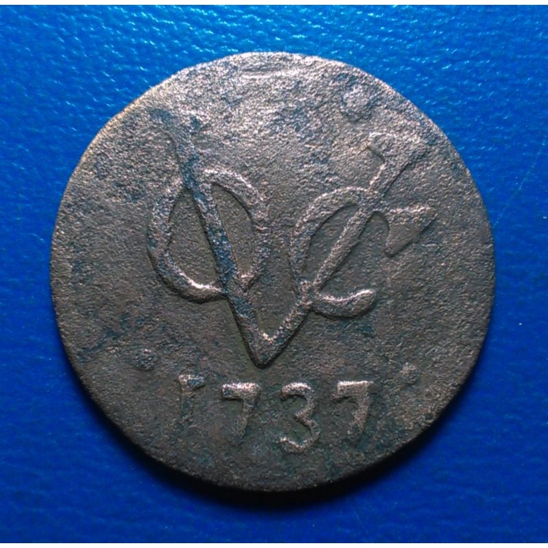 Koin 1 Duit Zeeland 1737