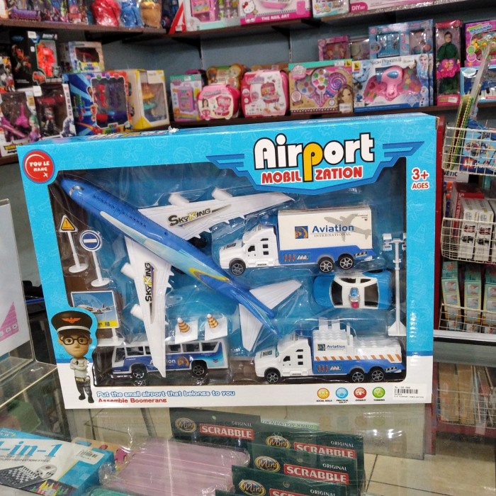 MAINAN BANDARA MAINAN AIRPORT SET MAINAN PESAWAT