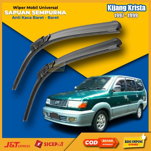 Baru Wiper Mobil Frameless Kijang Krista Aksesoris Mobil Wiper Kaca Mobil