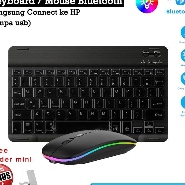 Wireless Slim Keyboard Bluetooth Tablet Tab Android Mac Windows Hp Laptop Ios Pc 5.0