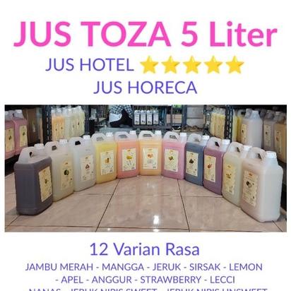 

Jus Toza Rasa Jeruk 5 Liter