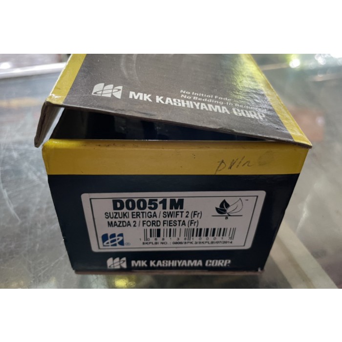 Baru Kampas Rem Depan Ertiga Mazda 2 Ford Fiesta Mk Kashiyama