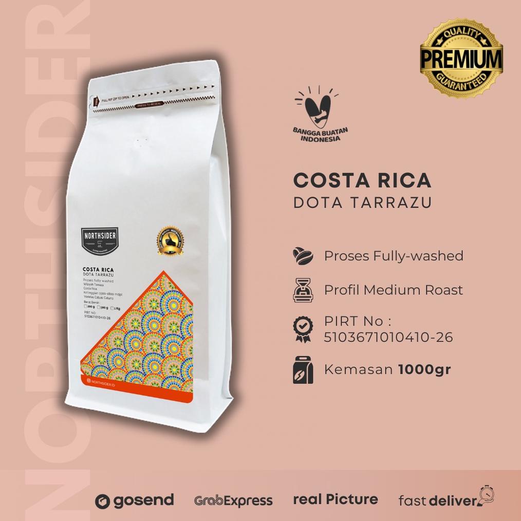 

Northsider Kopi Arabika Costa Rica Dota Tarrazu fully-washed - 1 Kg