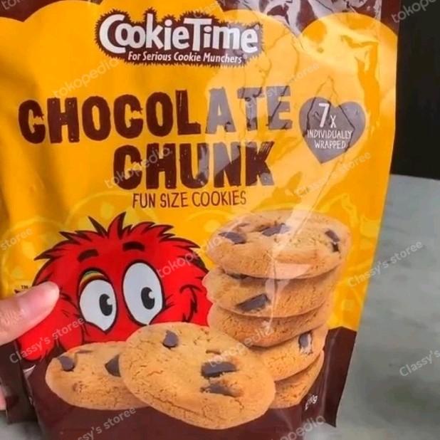 

Cookie Time Chocolate Chunk Cookies Isi 7 Pcs X 20 Gr/Kukis Coklat 067