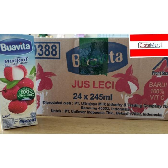 

Buavita Jus Leci 24 X 245 Ml (1 Dus)