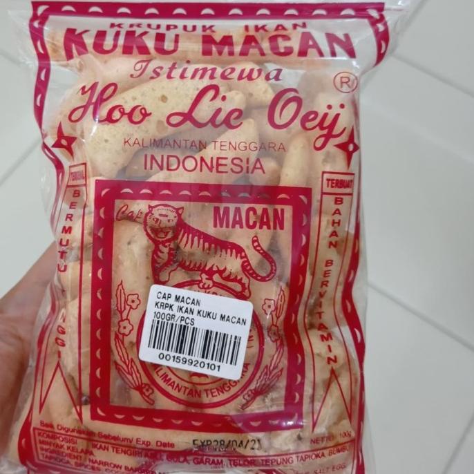 

Buruan beli] cap macan kerupuk ikan kuku macan 100gr