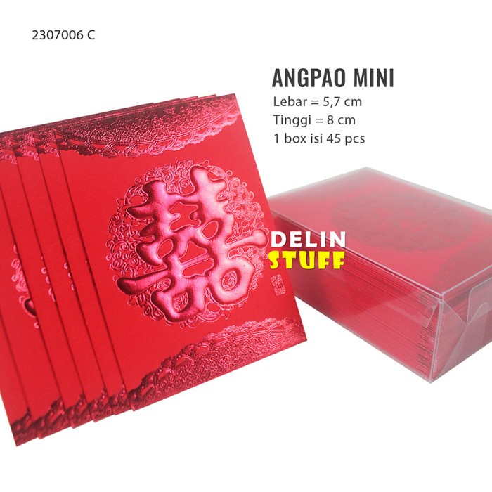 

$$$$] Angpao Wedding Mini / Angpao Pendek Pernikahan isi 45 pcs 2307006C